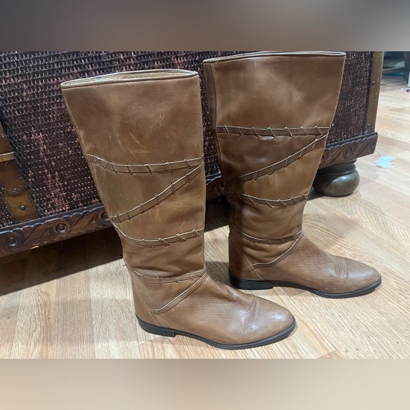 Joan & David leather boots womens size 38 - Picture 4 of 4